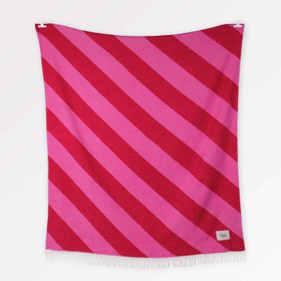 Kuscheldecke Stripes Pink